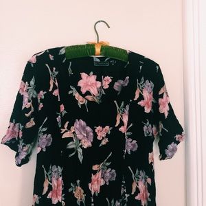 Vintage long black dress